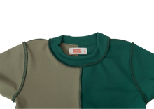 Load image into Gallery viewer, Audrey Mismatch Crop Tee