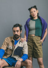 Load image into Gallery viewer, Audrey Mismatch Crop Tee