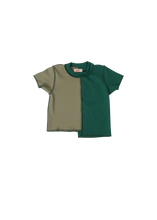 Load image into Gallery viewer, Audrey Mismatch Crop Tee