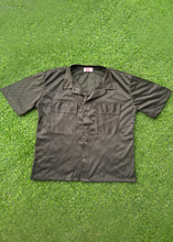 Load image into Gallery viewer, Made Friday Mesh Collar Shirt in Army Green
