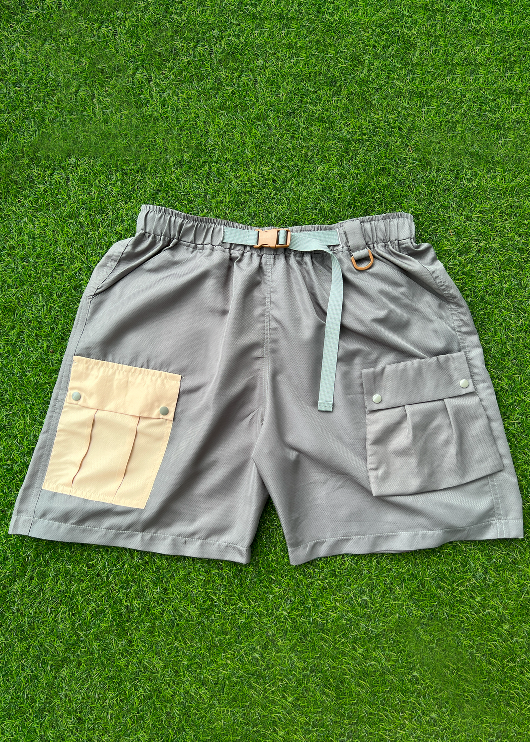 Made Friday Utility Shorts in Smoke