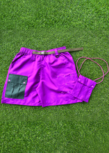 Load image into Gallery viewer, Made Friday Utility Shorts in Eggplant
